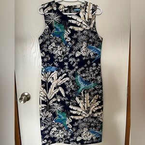 J McLaughlin Belinda Dress Parrot Kay Size 8
